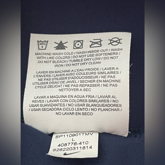 Nike Dri Fit Women’s Golf Pullover 1/2 Zip With Drawstring size L - Picture 6 of 7